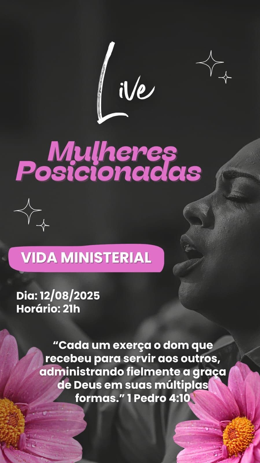 Live Mulheres Posicionadas - Vida Ministerial